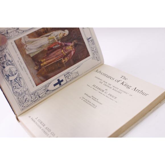 The Adventures of King Arthur, Eleanor Price, 1930s Illustrated ~ 251016-WH 1378 - Picture 2 of 4